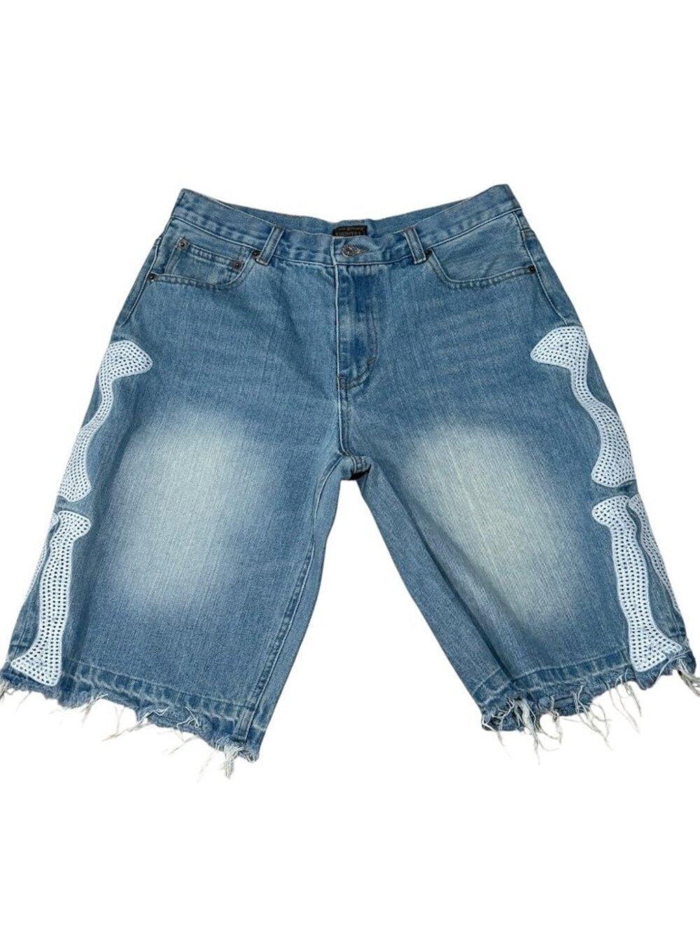KAPITAL Bone Shorts 14oz Denim Jean Jorts Japan Size 34